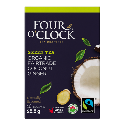 Picture of COCONUT GINGER GREEN TEA 16 BAGS