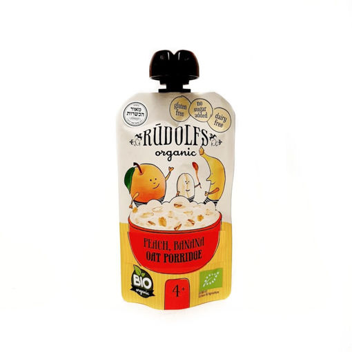 Picture of Peach Banana Oat Porridge Organic, Rudolfs