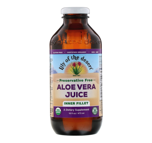 Picture of WHOLE LEAF ALOE VERA JUICE PRESERVATIVE 473 ML